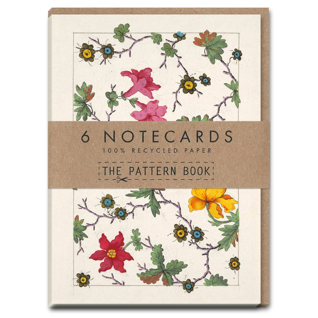 Floral Pattern Notecard Set