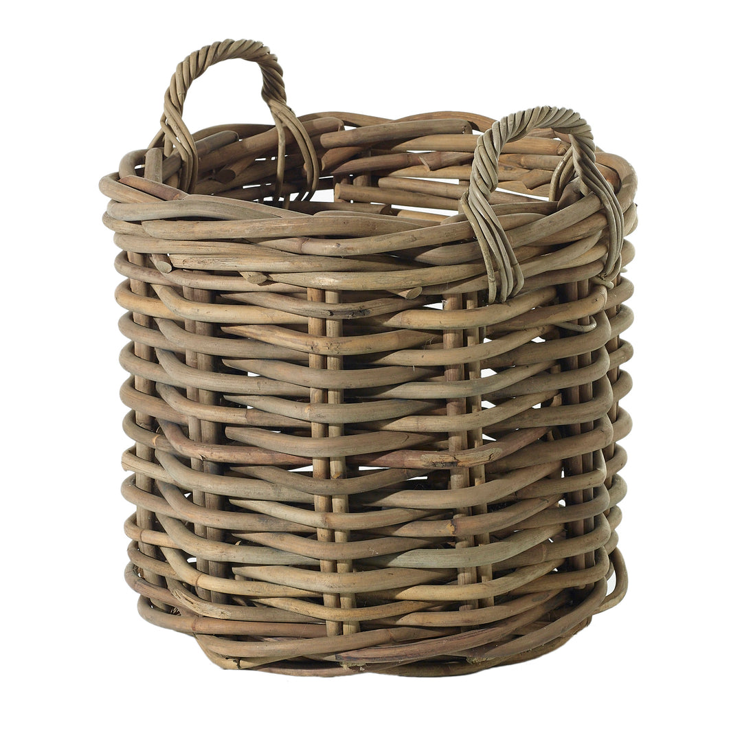 Cylindrical Basket with Handles