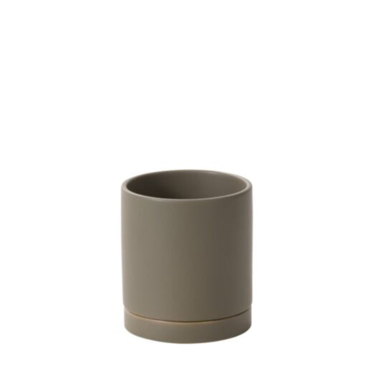 Neutral Pot with Saucer