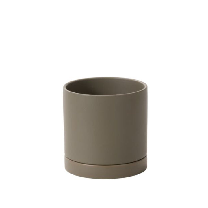 Neutral Pot with Saucer