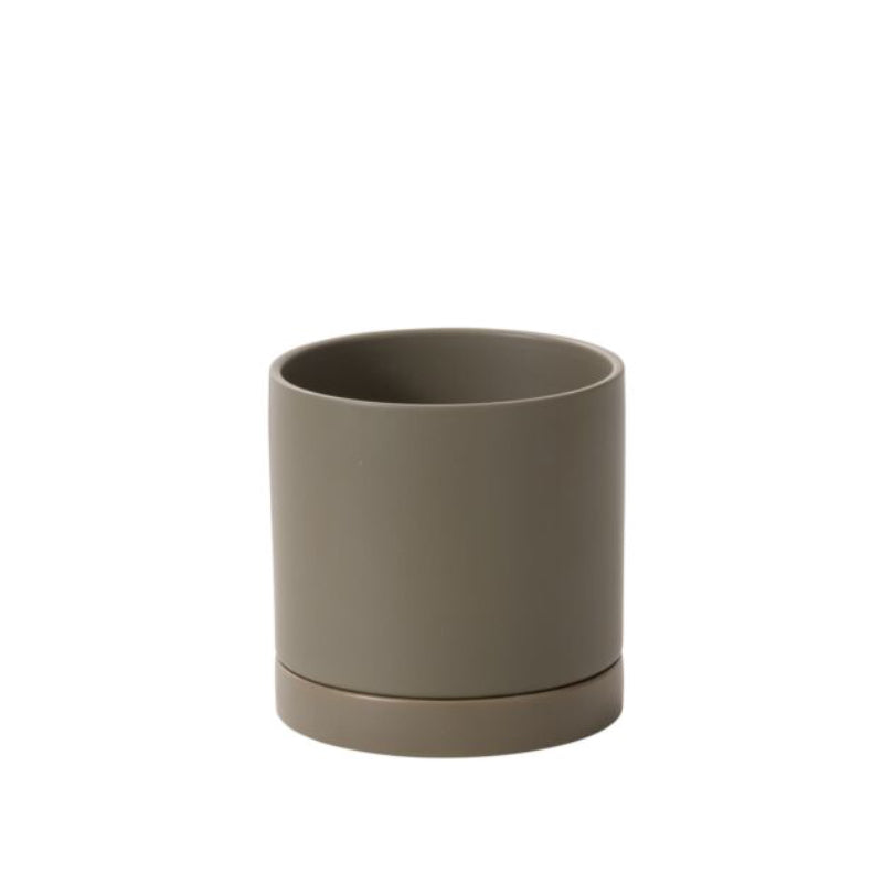 Neutral Pot with Saucer