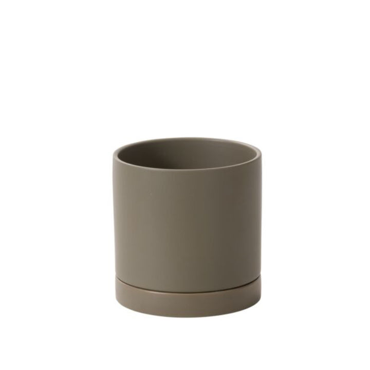 Neutral Pot with Saucer