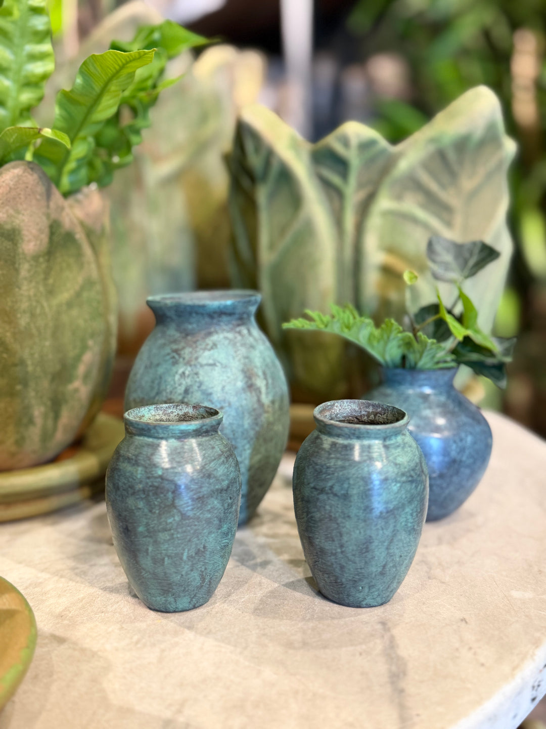 Bronze Flower Vase