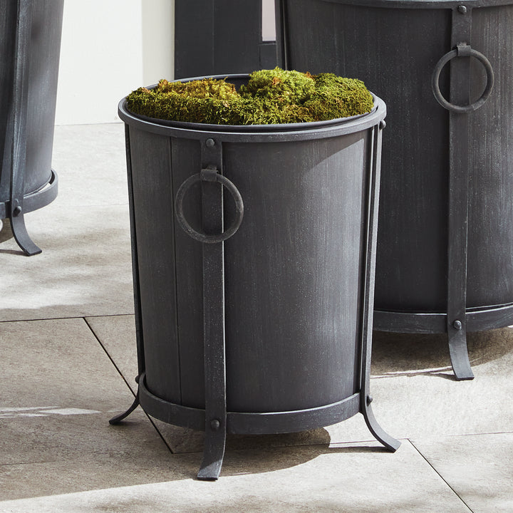 Cylinder Iron Planter