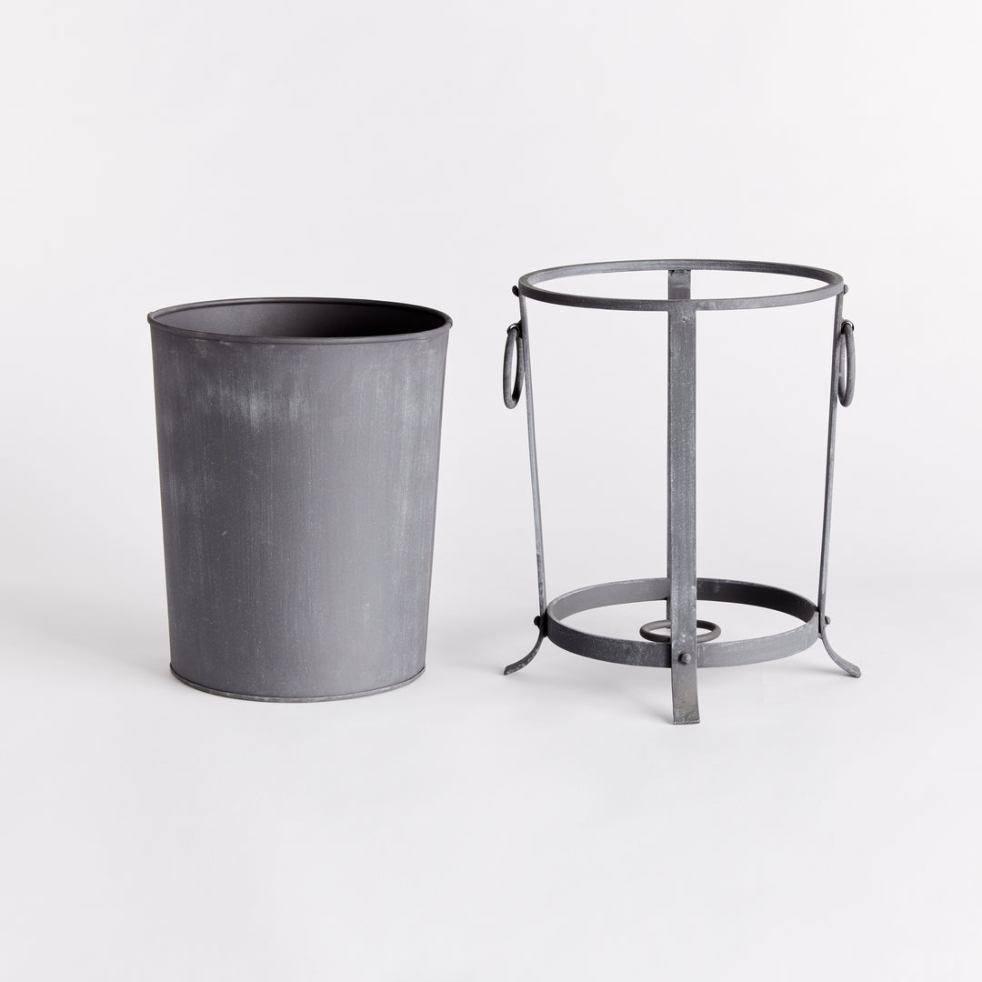 Cylinder Iron Planter