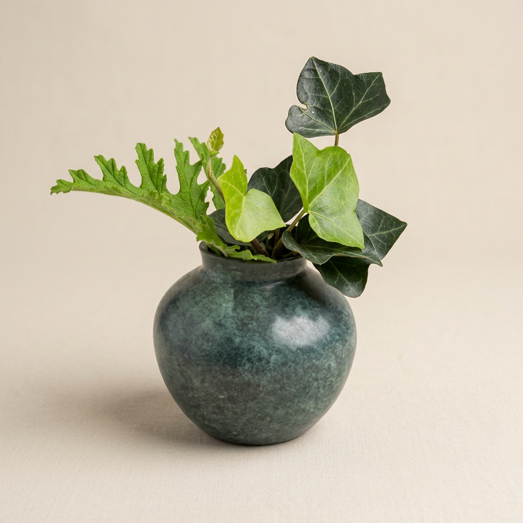 Bronze Flower Vase