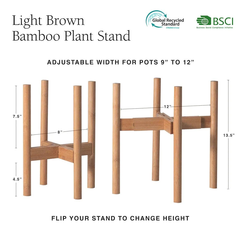 Bamboo Plant Stand