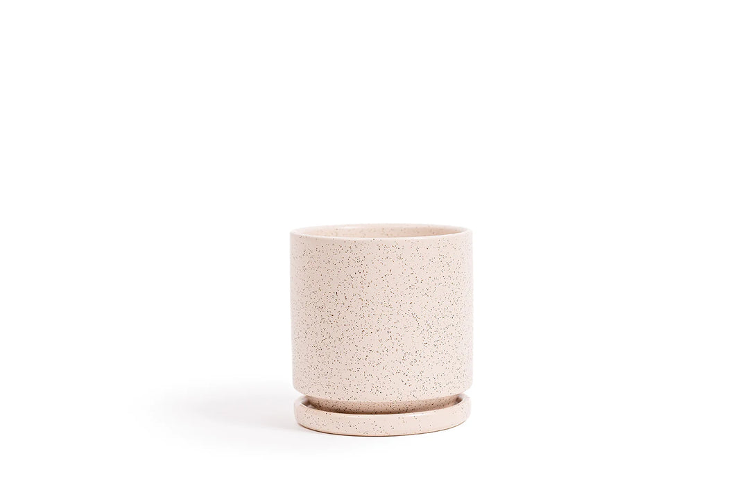 Cylinder Pot with Saucer