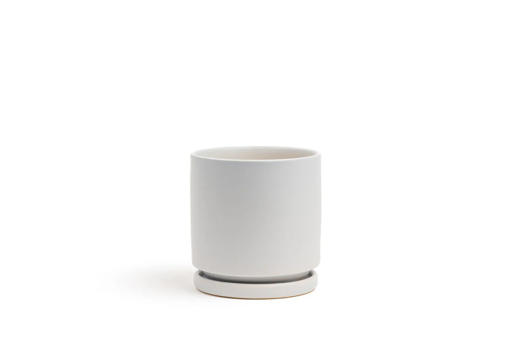 Cylinder Pot with Saucer